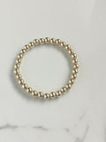 Freya 6mm Gold bead bracelet