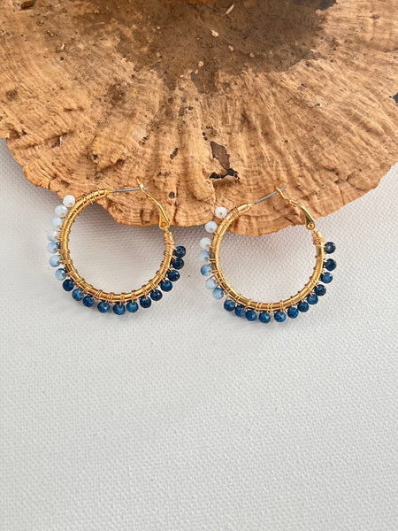 Elise Ombre Beaded Earrings