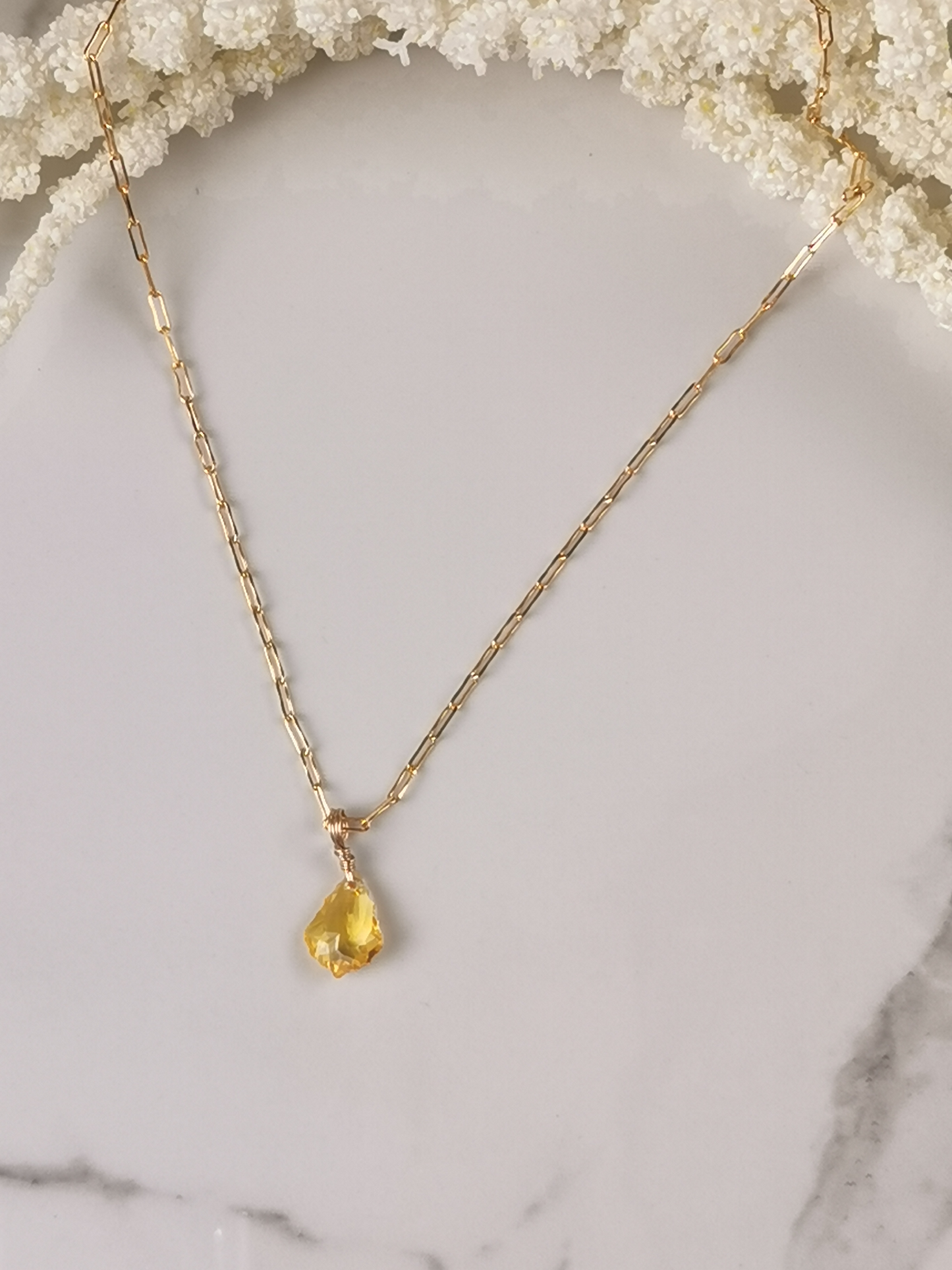 Camille Gold Chain with Pendant