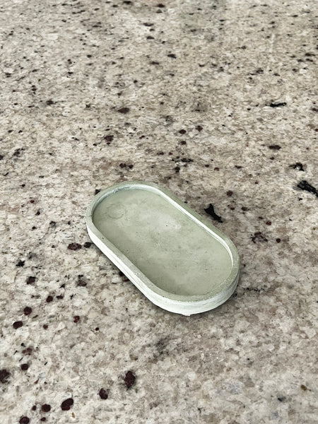 Mini Oval Concrete Tray